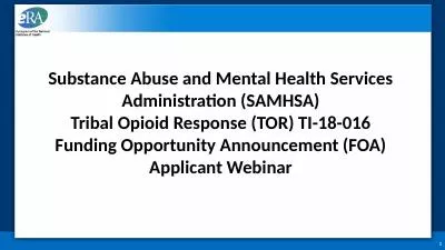 Substance Abuse and Mental Health Services Administration (SAMHSA)