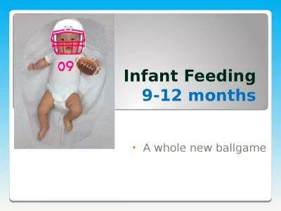 Infant Feeding  9-12 months