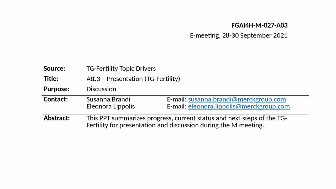 FGAI4H-M-027-A03 E-meeting, 28-30 September 2021