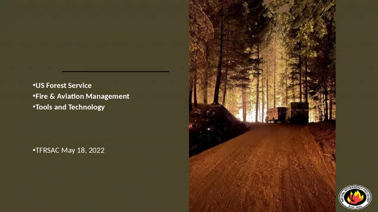 PPT-US Forest Service Fire & Aviation Management