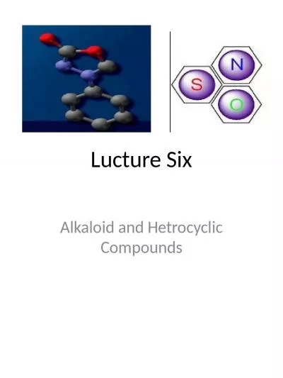 Lucture  Six Alkaloid and