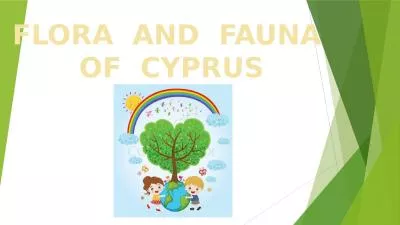 FLORA  AND  FAUNA  OF  CYPRUS