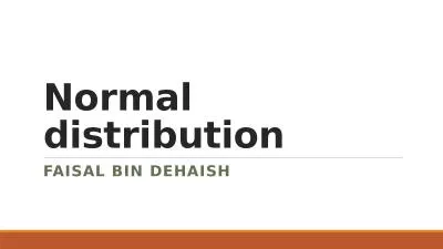 Normal distribution Faisal Bin