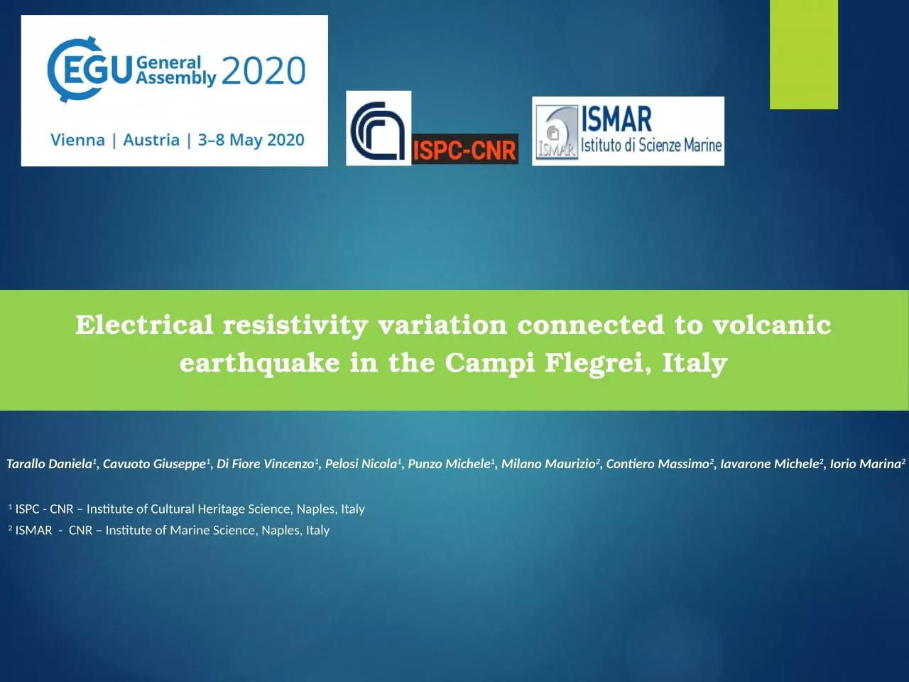 Electrical resistivity variation connected to volcanic earthquake in the