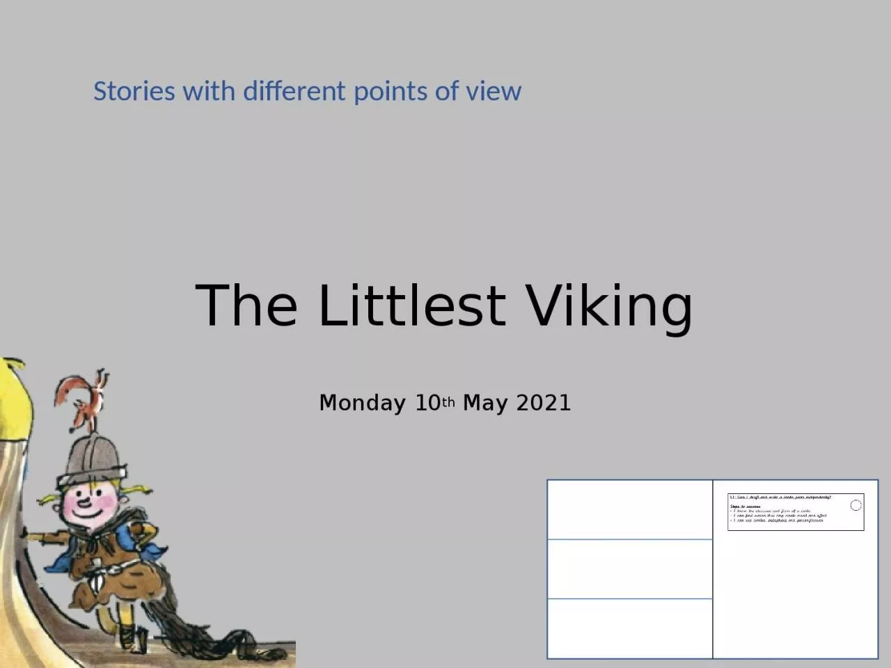 PPT-The Littlest Viking Monday 10