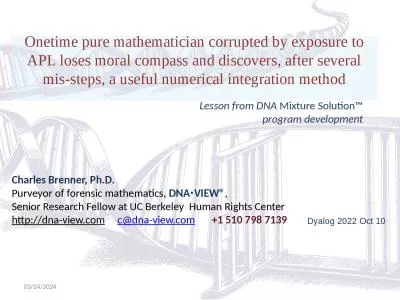 Lesson from DNA  Mixture Solution™