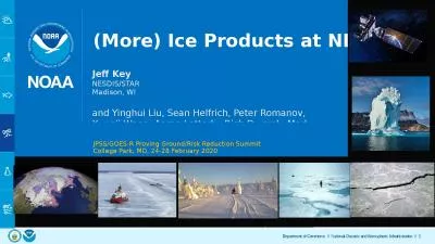 (More) Ice Products at NESDIS