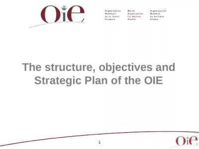 1 The structure, objectives and