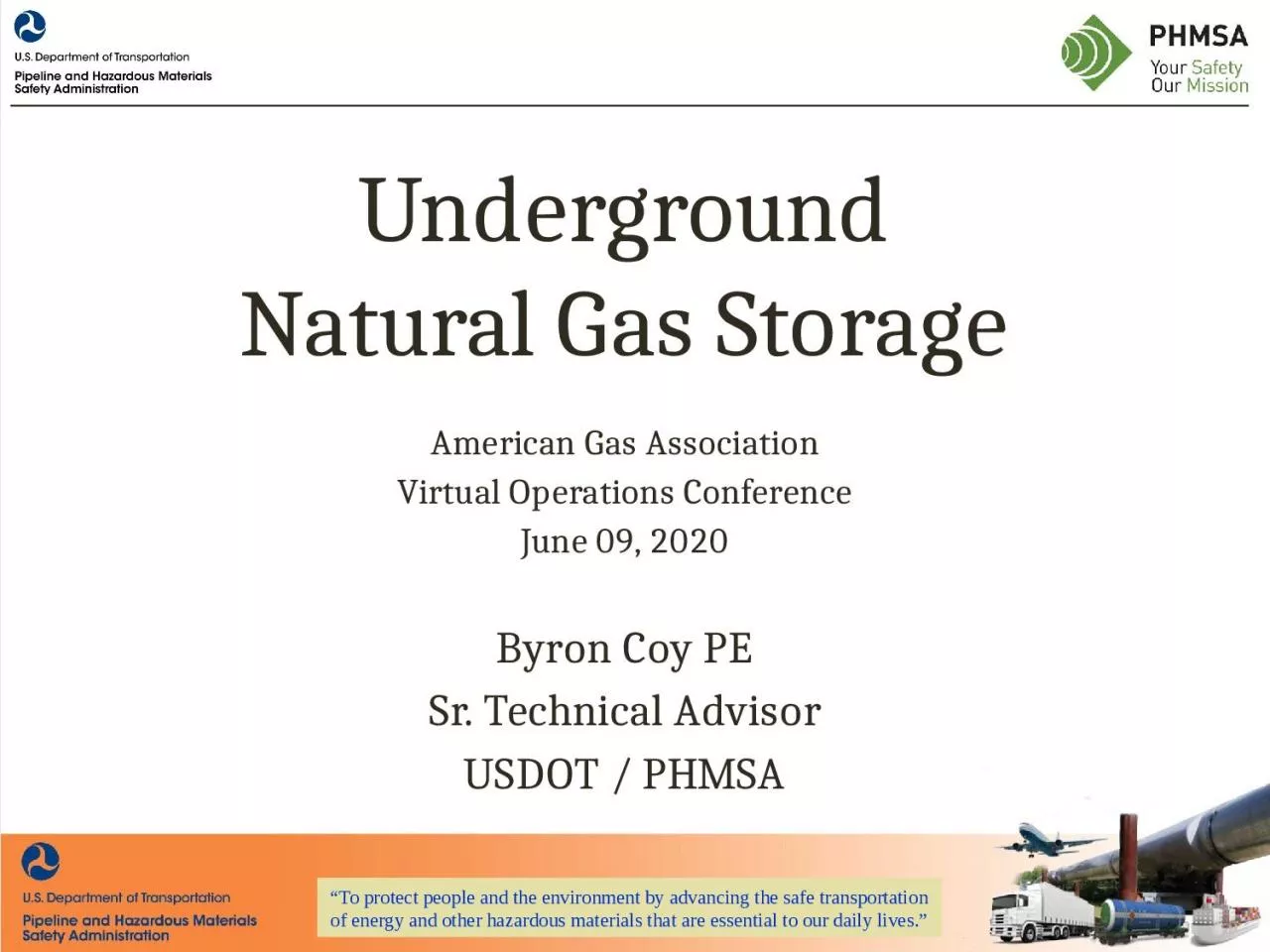 Underground Natural Gas Storage