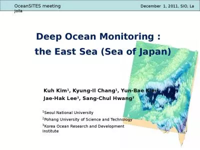 Deep Ocean   Monitoring :