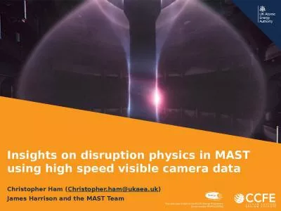 Insights on disruption physics in MAST using high speed visible camera data