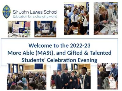 Welcome to the 2022-23 More Able (MASt), and Gifted & Talented Students’ Celebration