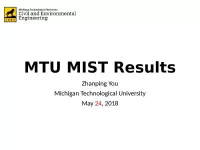 MTU MIST Results Zhanping