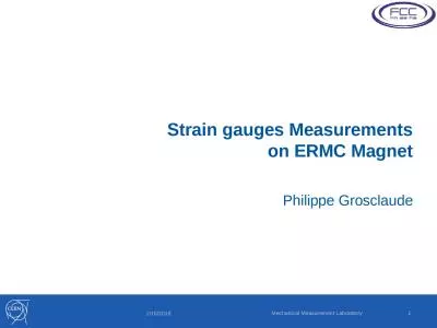 Strain gauges Measurements