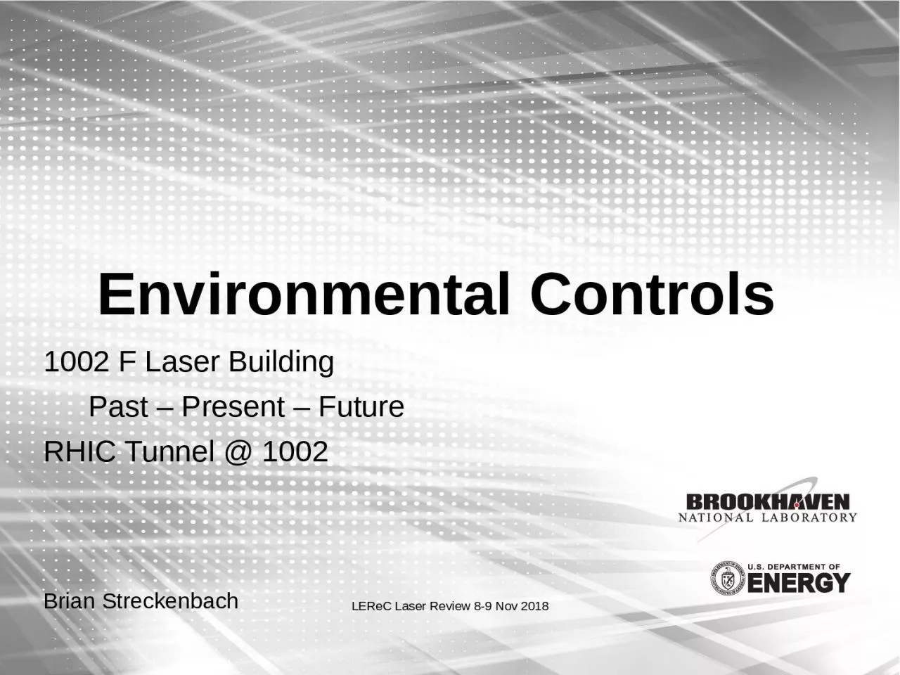 PPT-Environmental Controls 1002 F Laser Building