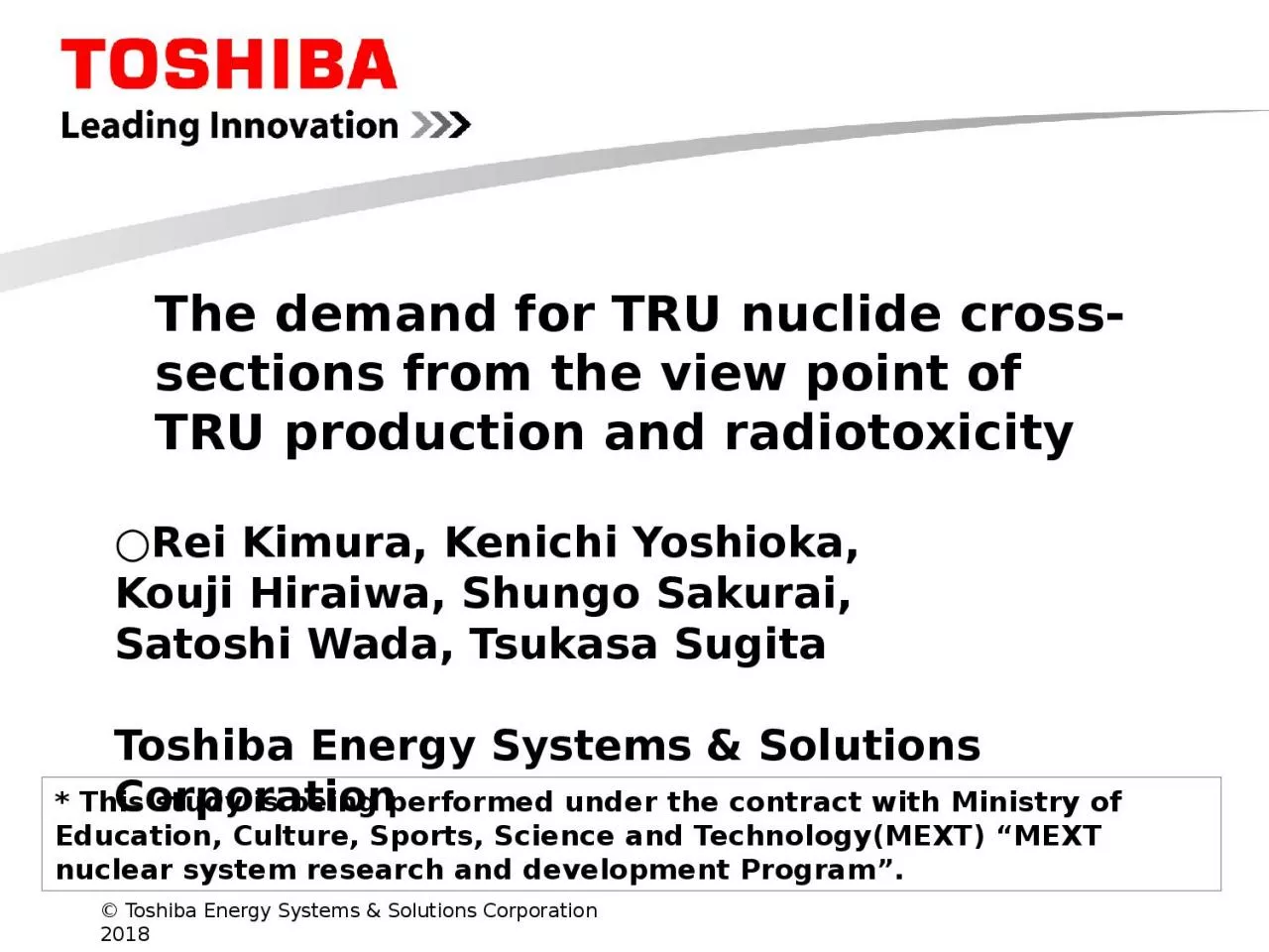The demand for TRU nuclide cross-sections from the view point of