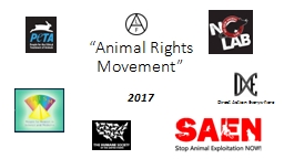 “Animal Rights  Movement”