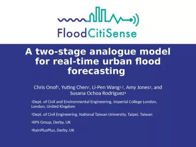 A two-stage analogue model for real-time urban flood forecasting