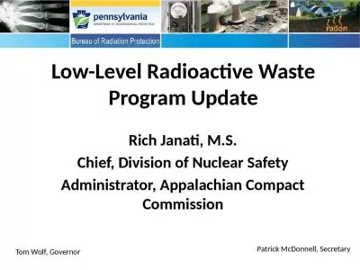 Low-Level Radioactive Waste