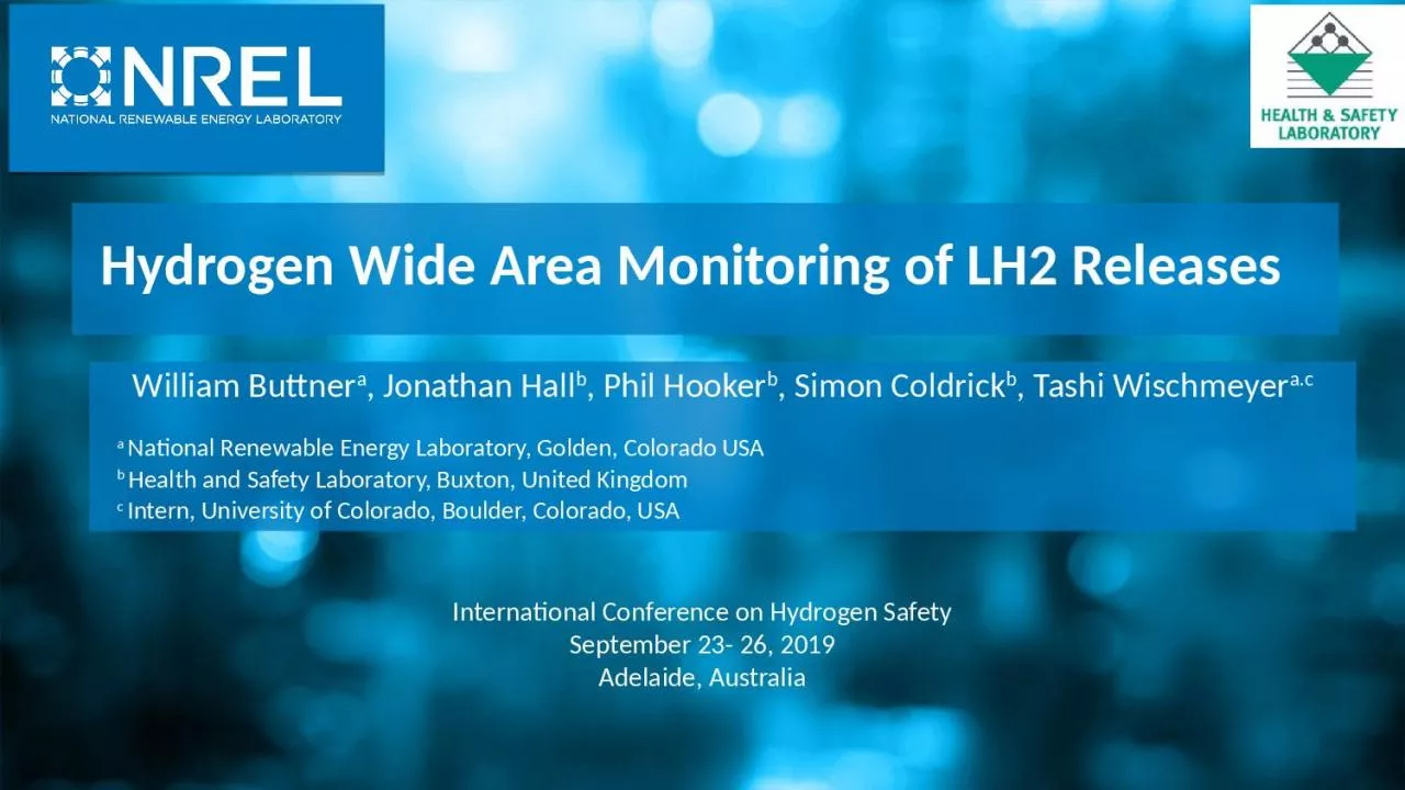 PPT-Hydrogen Wide Area Monitoring of LH2 Releases