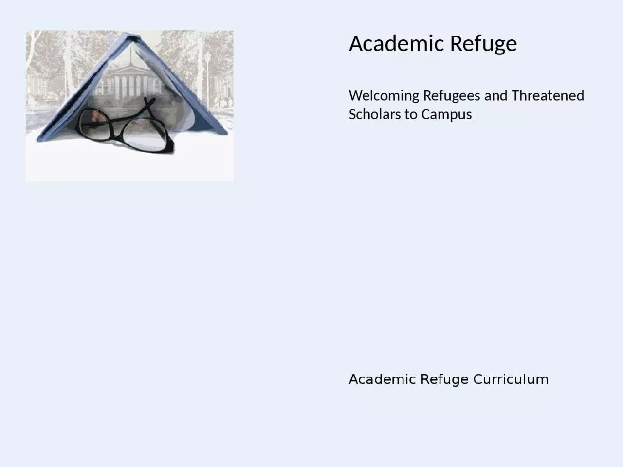 PPT-Academic Refuge Curriculum