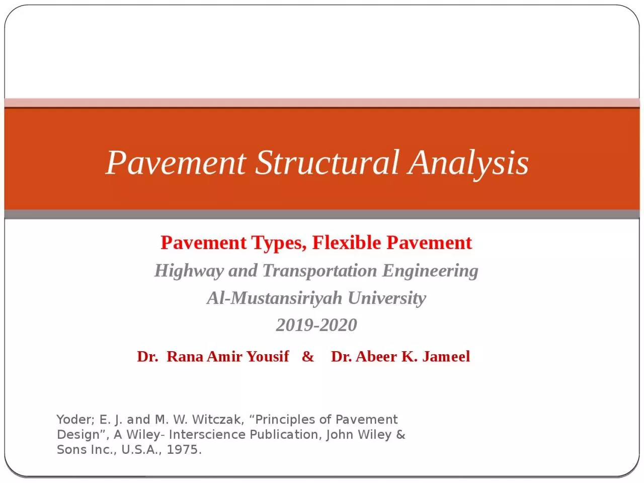 PPT-Pavement Types, Flexible Pavement