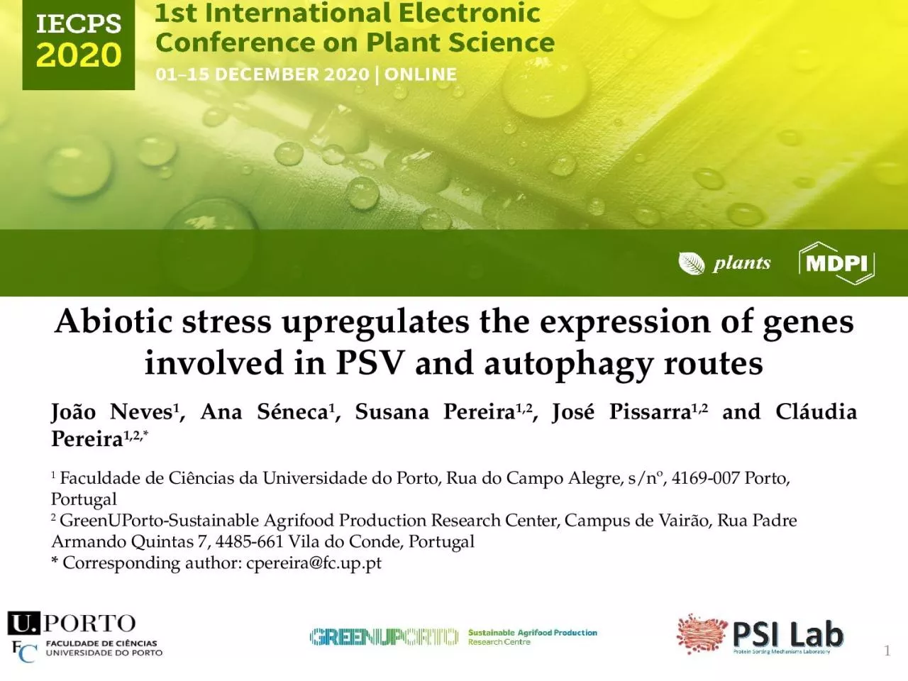 PPT-Abiotic stress upregulates the expression of genes involved in PSV and autophagy routes