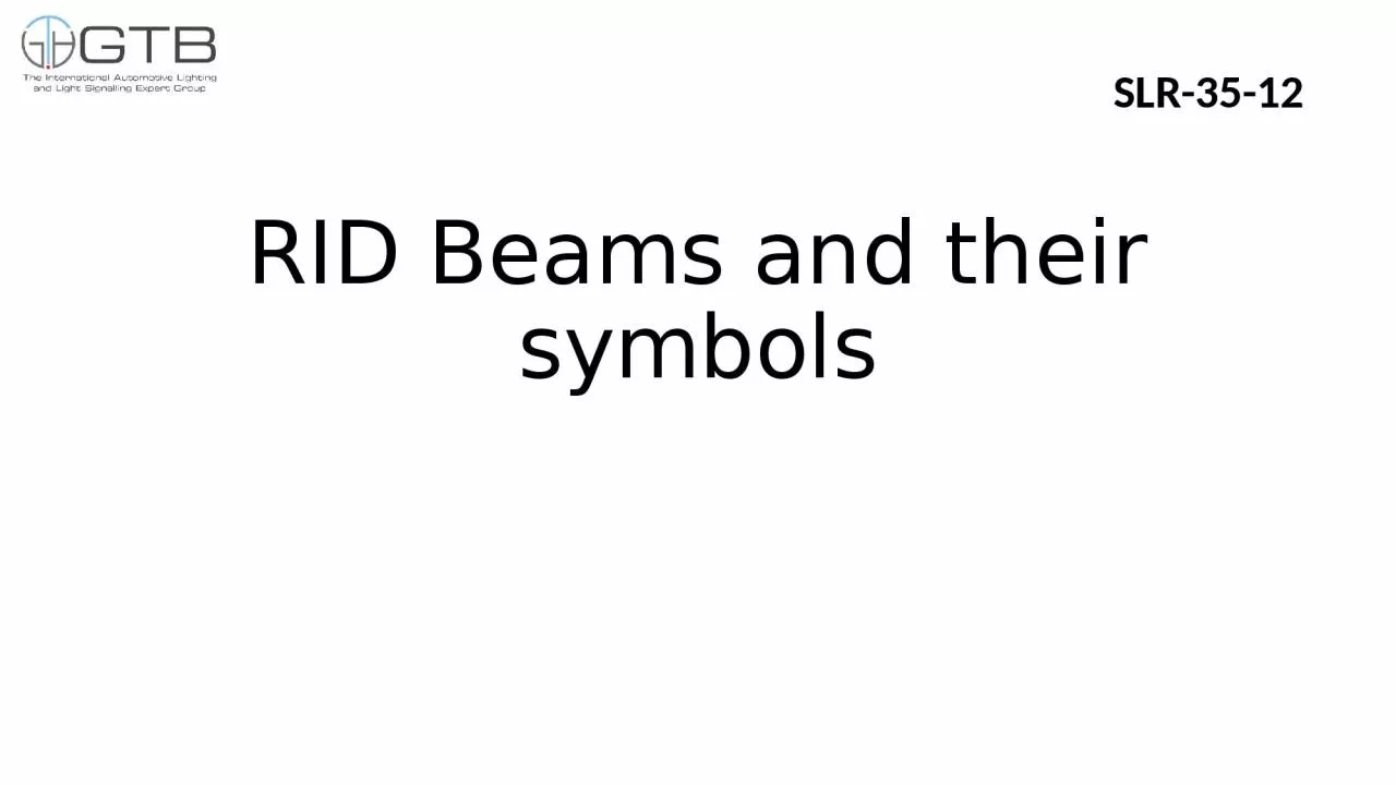 PPT-RID Beams and their