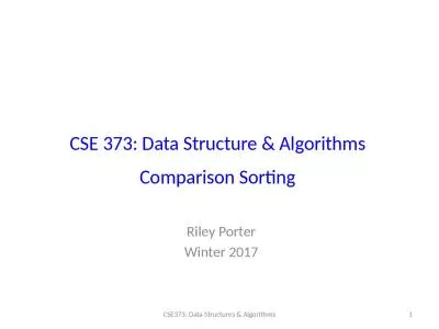 CSE 373 : Data Structure & Algorithms