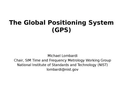 The Global Positioning System (GPS)