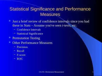 CS 472 - Performance Measurement