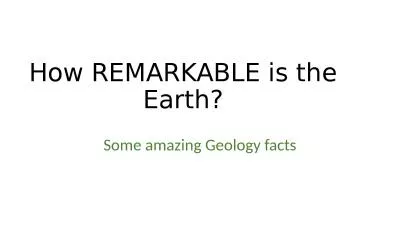 How REMARKABLE is the Earth?