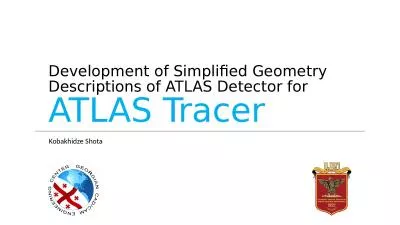 Development of Simplified Geometry Descriptions of ATLAS Detector for