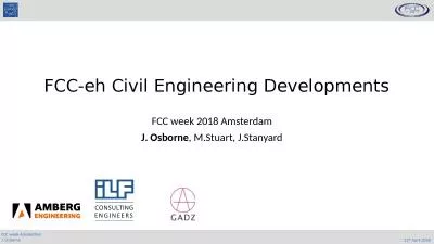 FCC-eh Civil Engineering Developments