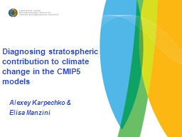 Diagnosing stratospheric contribution to