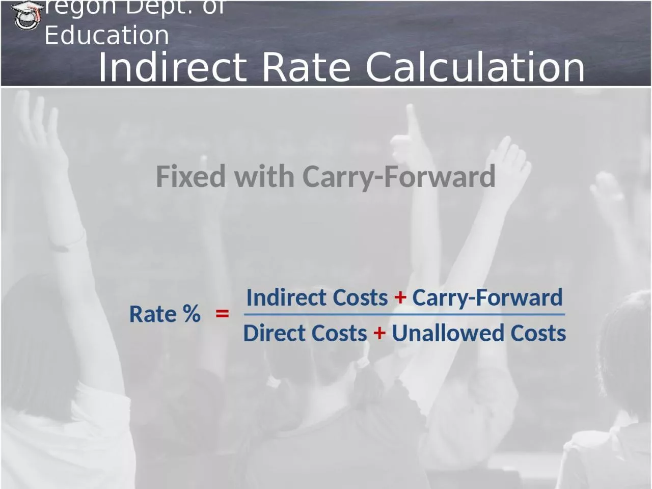 Indirect Costs  +  Carry-Forward