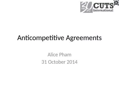 Anticompetitive Agreements