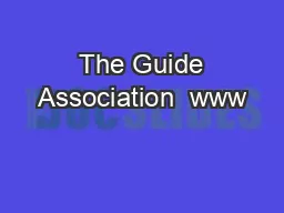  The Guide Association  www