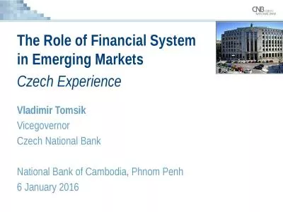 The Role of Financial  System