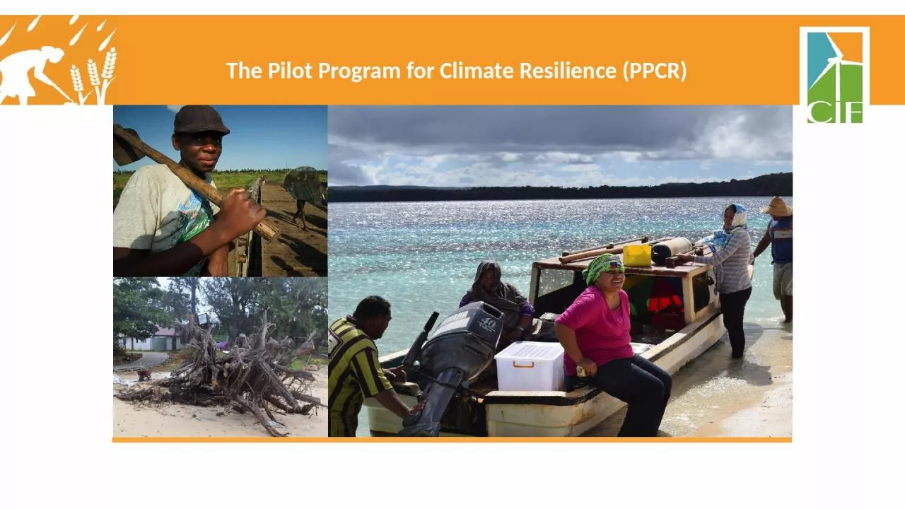 PPT-The Pilot Program for Climate