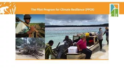 The Pilot Program for  Climate