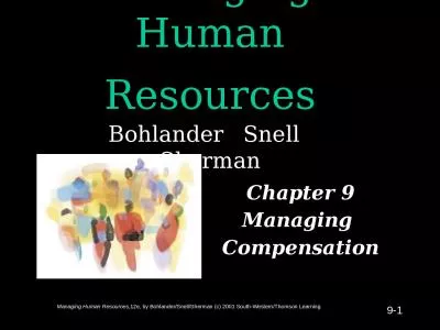Managing Human Resources,