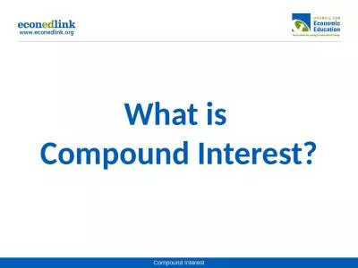 What is  Compound Interest?