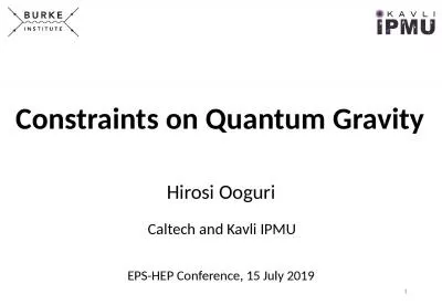 Constraints on Quantum Gravity