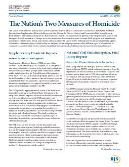 Program Report 2014 | NCe Nation’s Two Measures of Homicidee Un