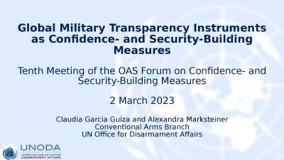 Global Military Transparency Instruments as Confidence- and Security-Building Measures