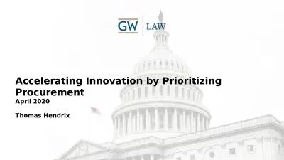 Accelerating Innovation by Prioritizing Procurement