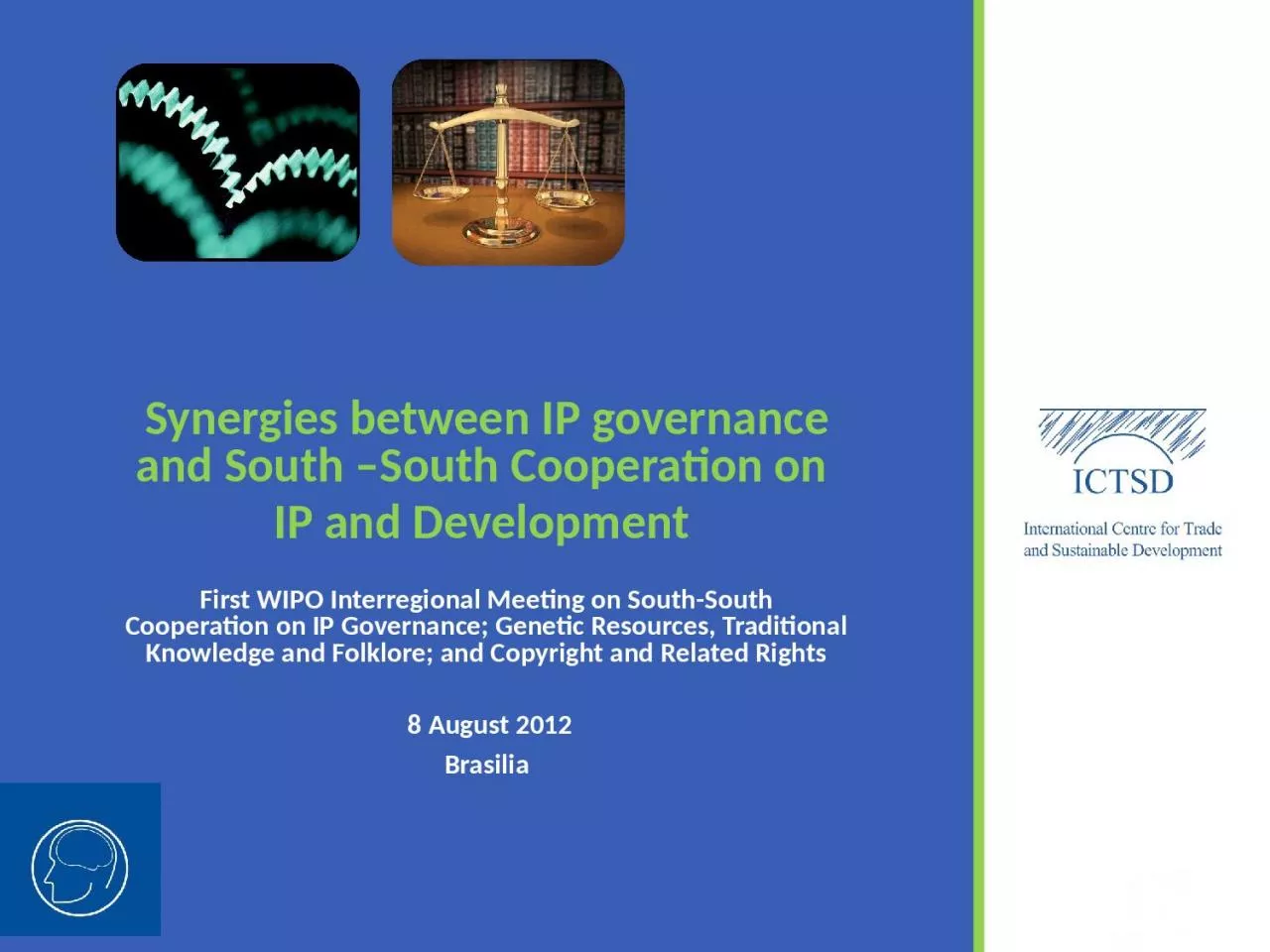 PPT-Synergies between IP governance and South –South Cooperation on