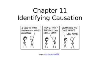 Chapter 11 Identifying Causation