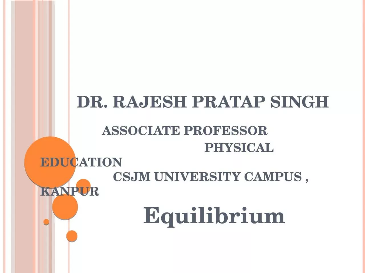 PPT-DR . Rajesh Pratap Singh